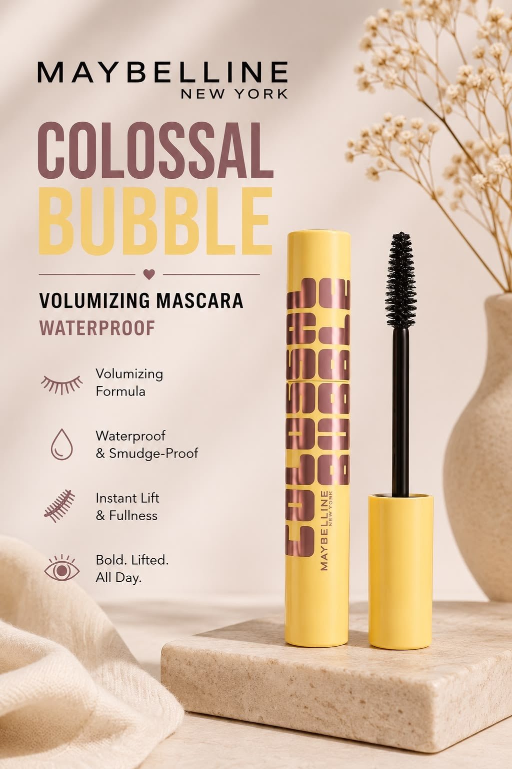 Maybelline colossal bubble mascara