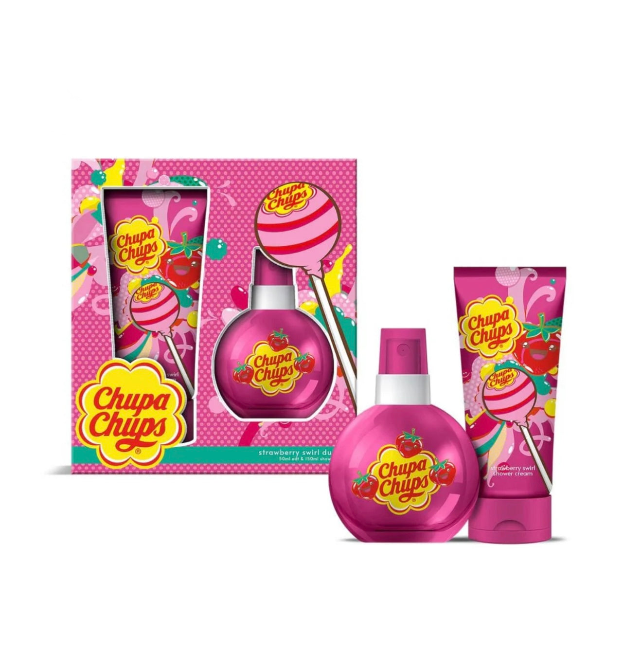 Shupa Chups strawberry swirl duo