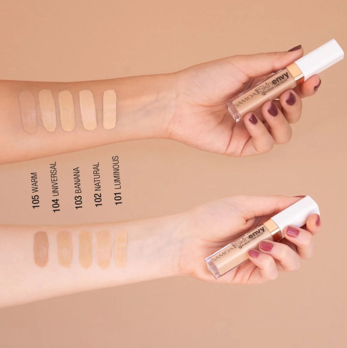 Samoa skin envy 2in1 high coverage 12hr concealer
