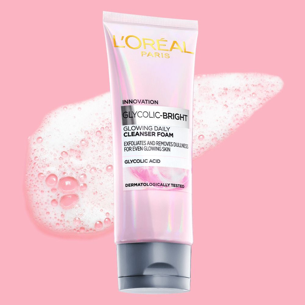 L’oreal paris glycolic-bright cleanser foam