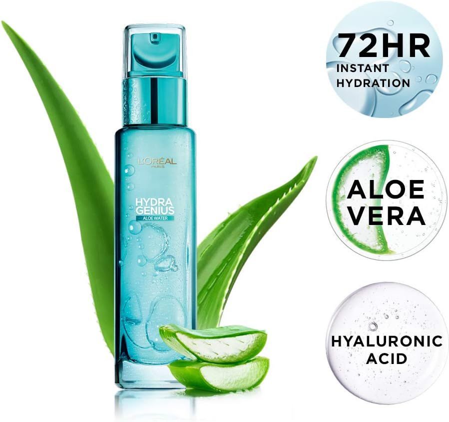 L’oreal paris hydra genius aloe vera water liquid moisturiser