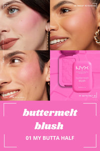 Nyx buttermelt blush 01 (MY BUTTA HALF)