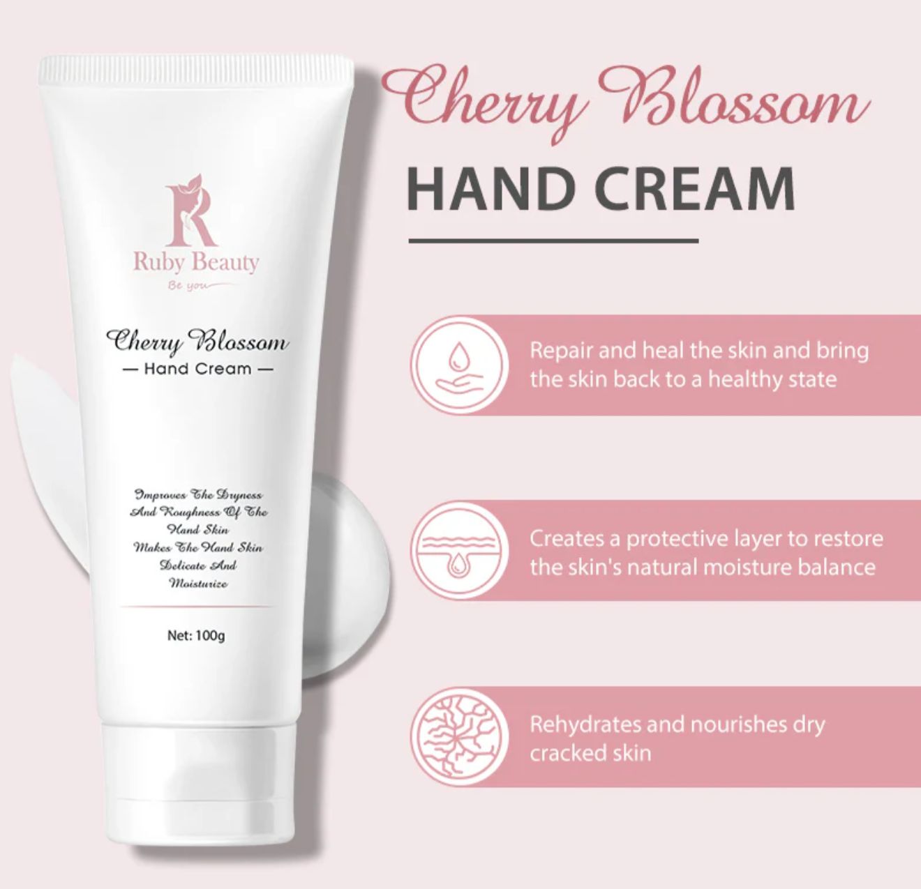 RubyBeauty Cherry Blossom Hand Cream