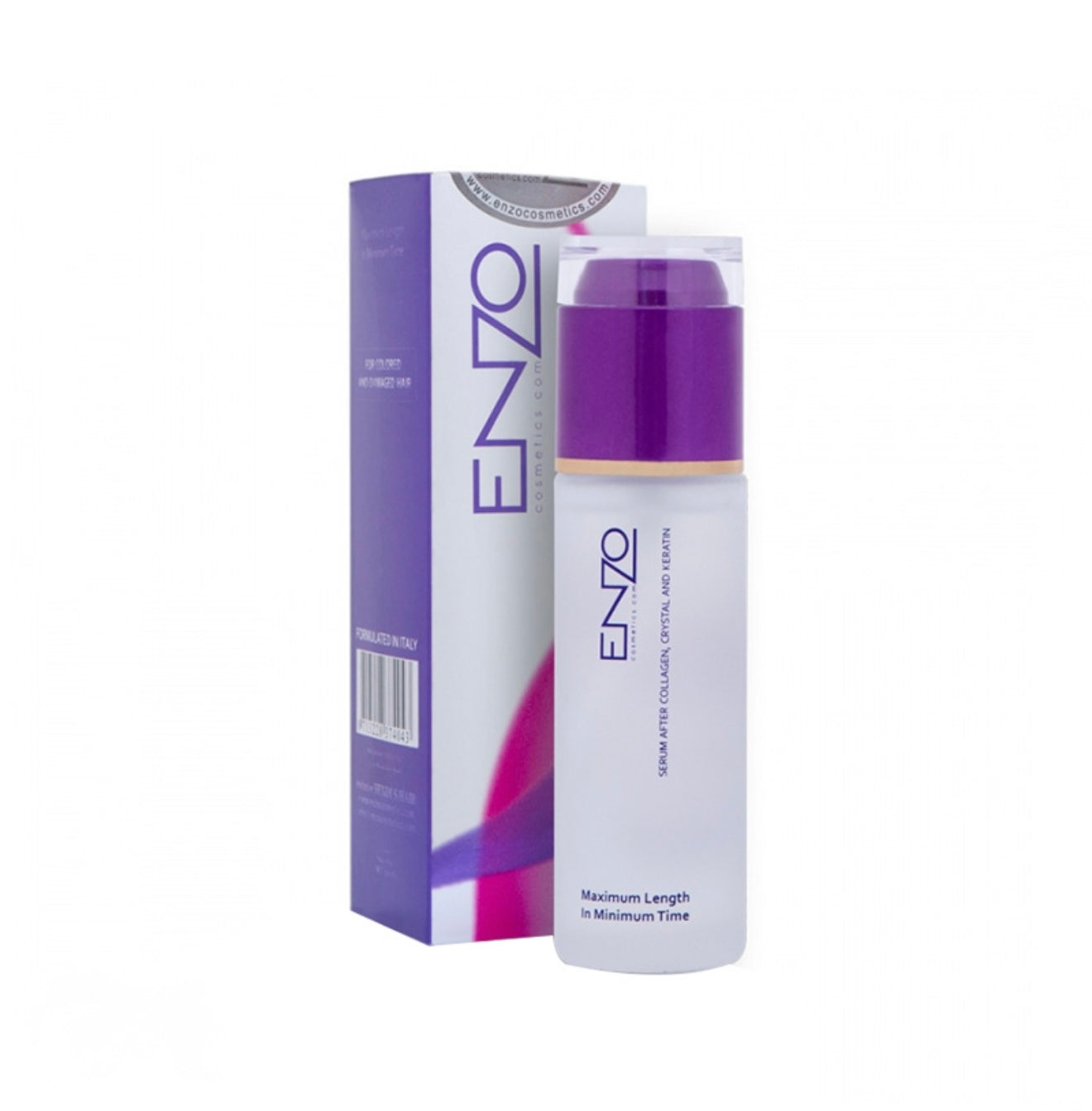 Enzo Hair Spray After collagen , Crystal and Keratin ( For colored and damaged hair )