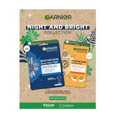 Garnier night & bright mask collection
