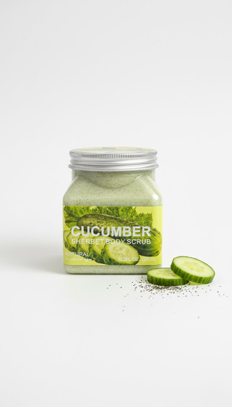 Cucumber Sherbet Body Scrub (350 ml)