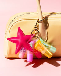 Essence juicy bomb mini lipglosses + keychain