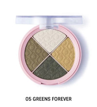 Flormar Pretty Quartet Eyeshadow (Greens Forever)