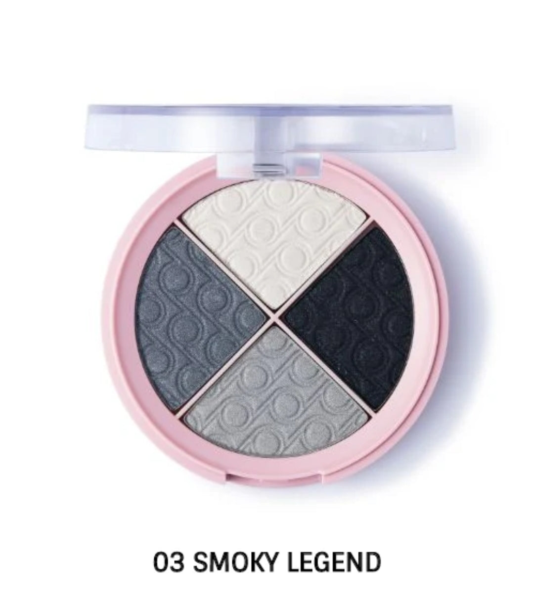 Flormar Pretty Quartet Eyeshadow (Smoky Legend)