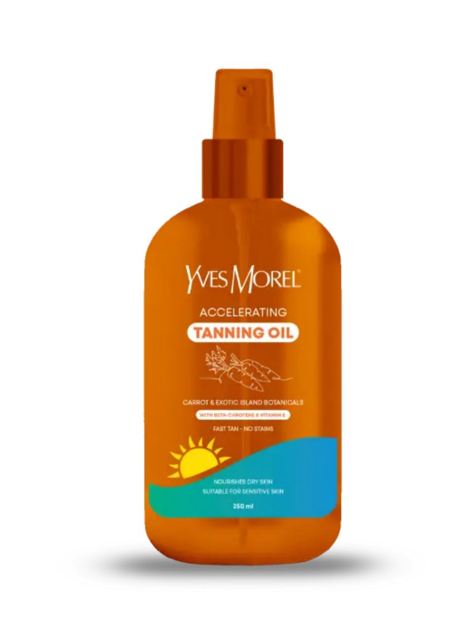 Accelerating Tanning oil-carrot & exotic Island botanicals