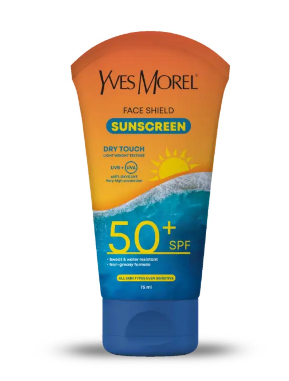 Face shield sunscreen SPF 50+